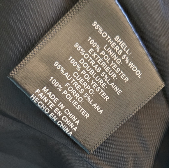 🏷️Mark Alan New York Leopard Print Longline Wool Blend Snap Front Coat Plus 2X - Picture 12 of 12